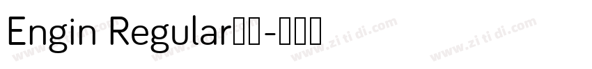 Engin Regular下载字体转换